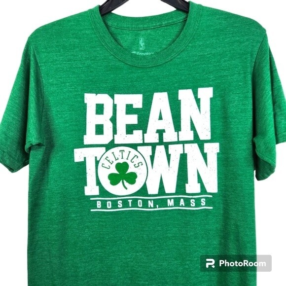 Fanatics Mens Boston Celtics Bean Town Big Letter Spellout Tee Size Small - Picture 3 of 5